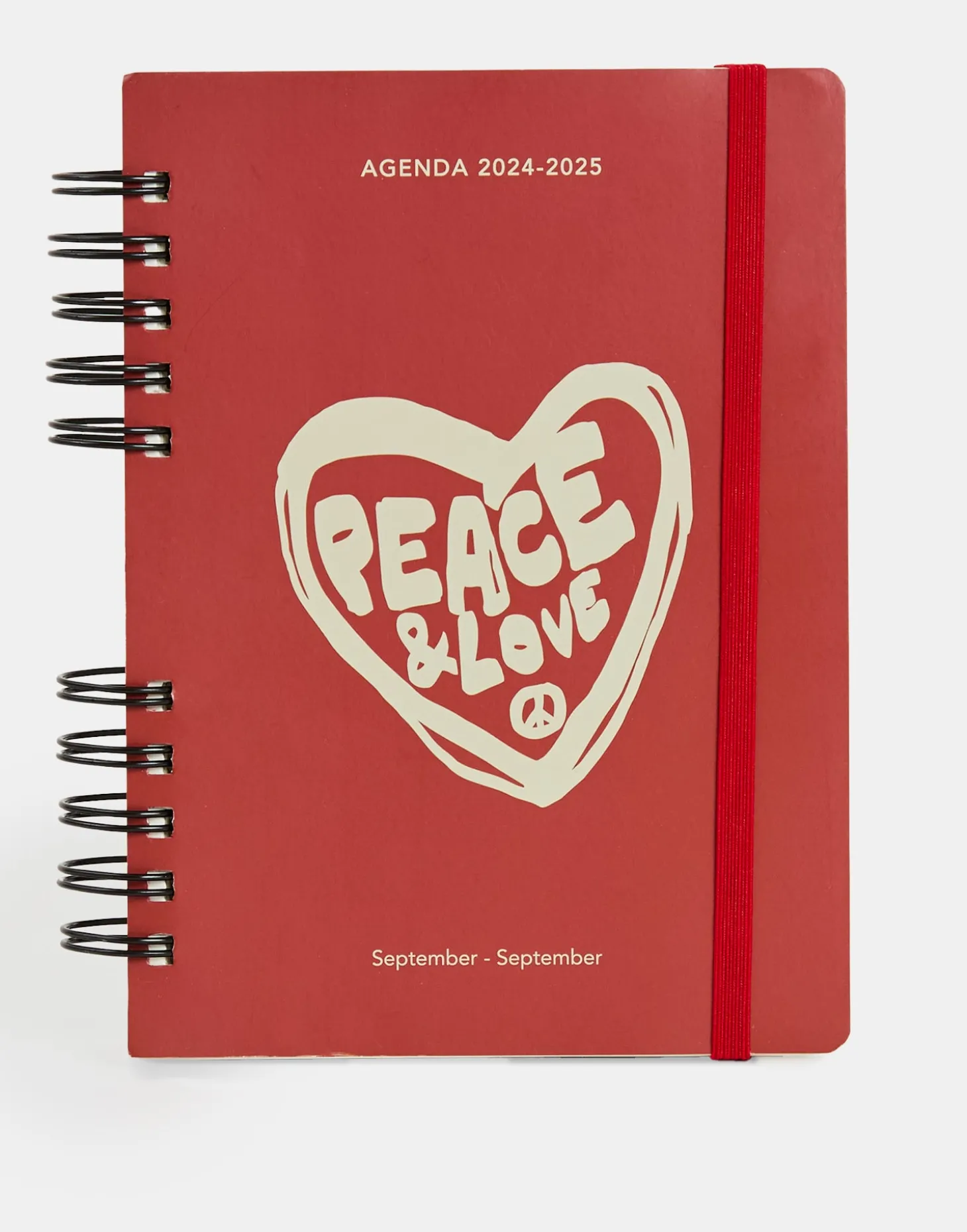 Natura Selection Agendas | Papelería>Agenda Escolar Peace And Love 2024-2025