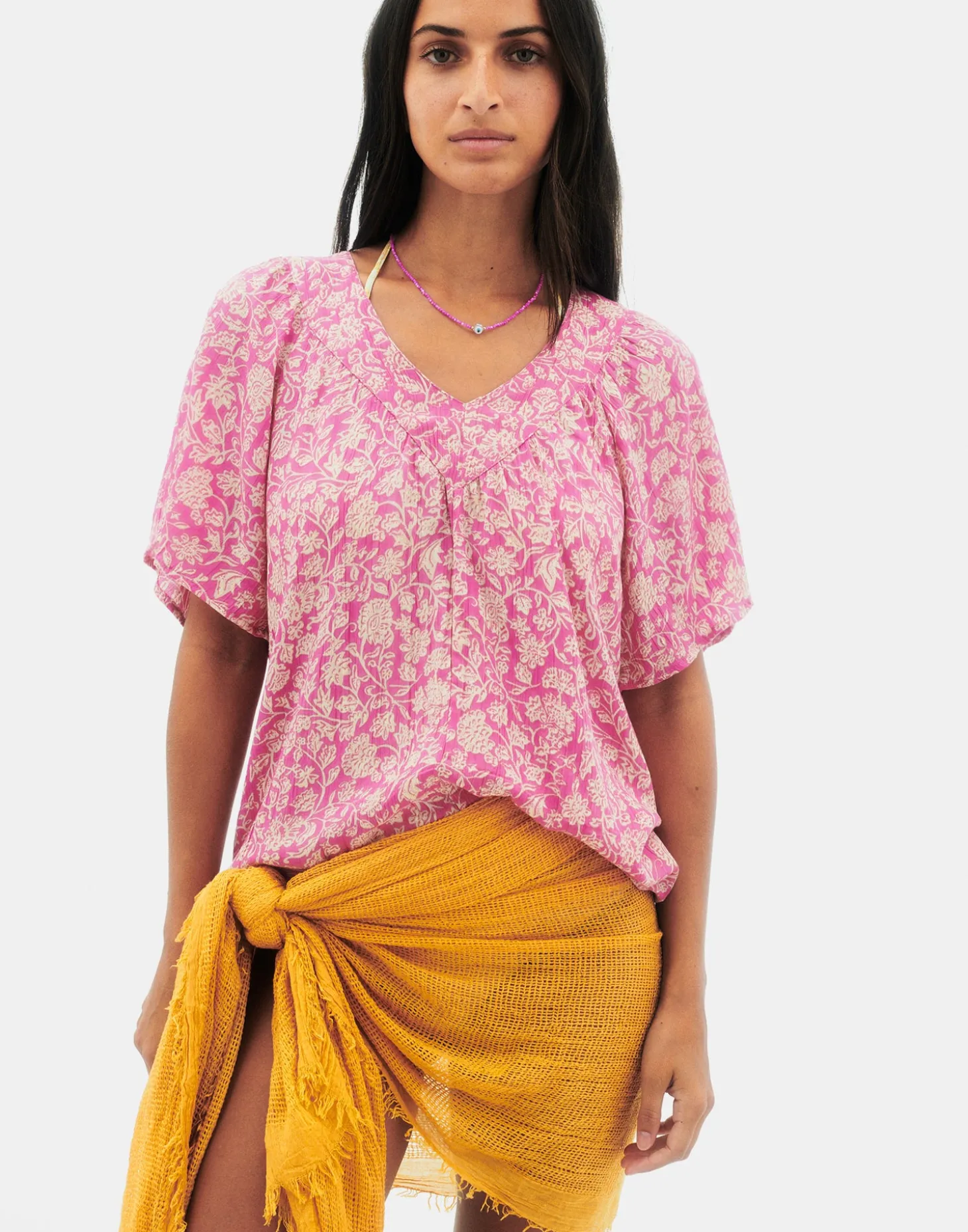 Natura Selection Camisas Y Blusas | Camisetas Y Tops>Blusa Rose