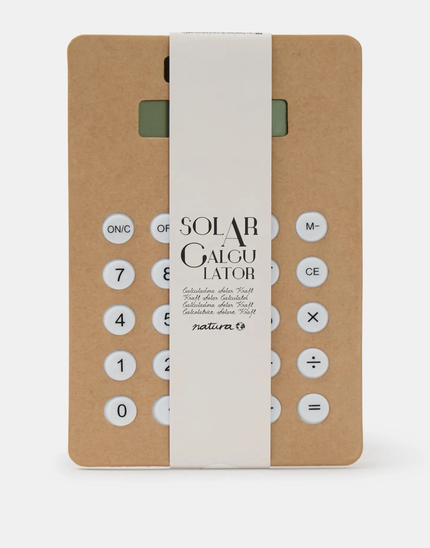Natura Selection Papelería | Electrónica Y Gadget>Calculadora Kraft Solar