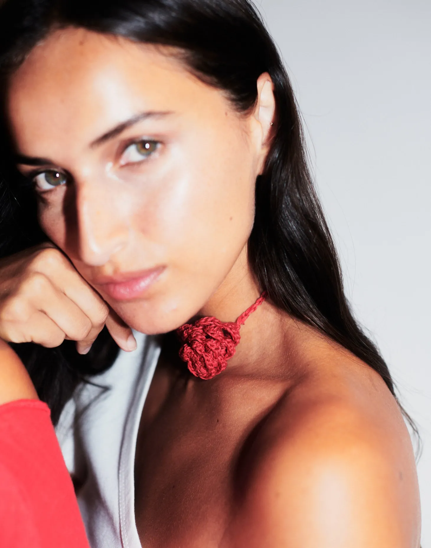 Natura Selection Bisutería>Collar Crochet Flor