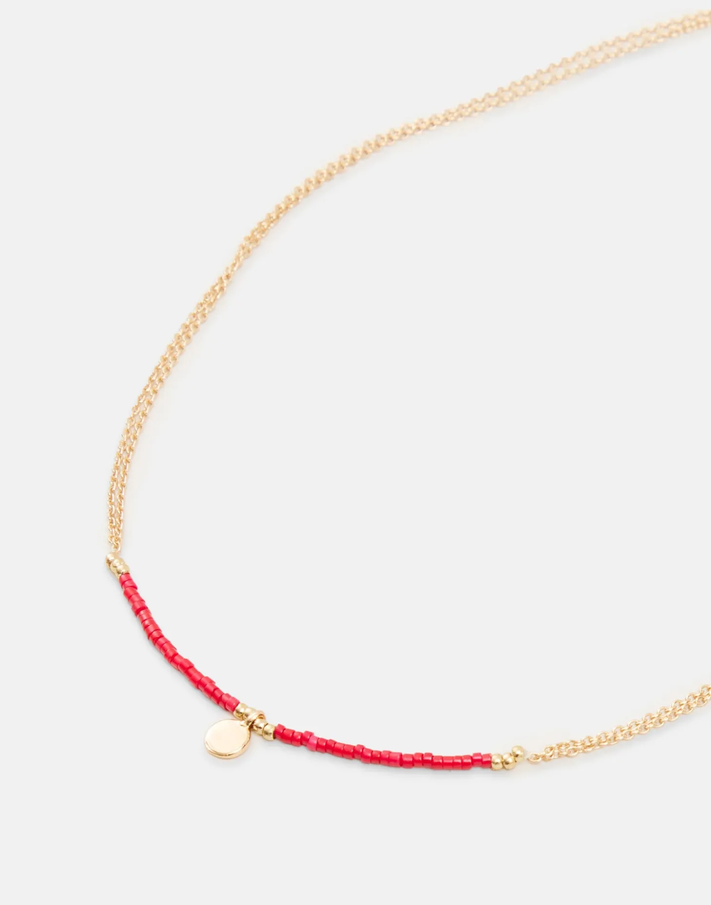 Natura Selection Bisutería>Collar Oro Beads Minicharm