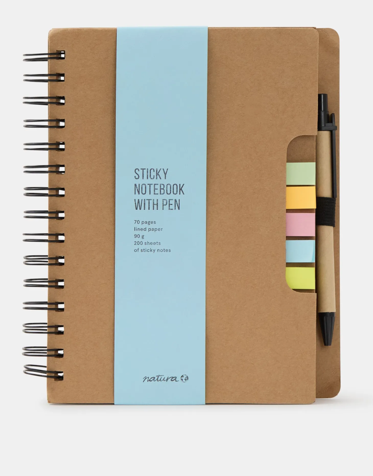 Natura Selection Papelería>Cuaderno Con Notas Adhesivas