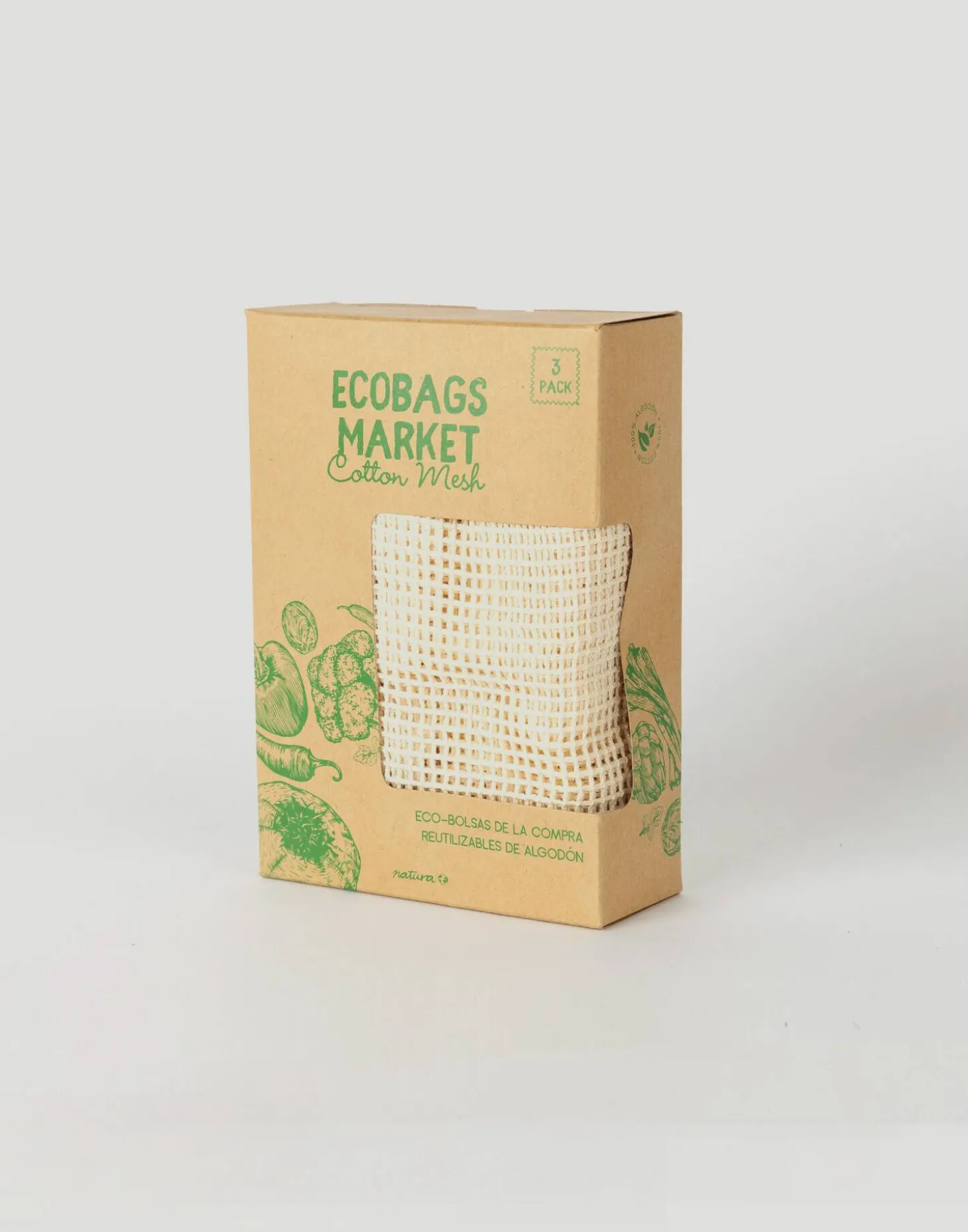 Natura Selection Cocina | Reduce & Reuse>Pack 3 Bolsas Market