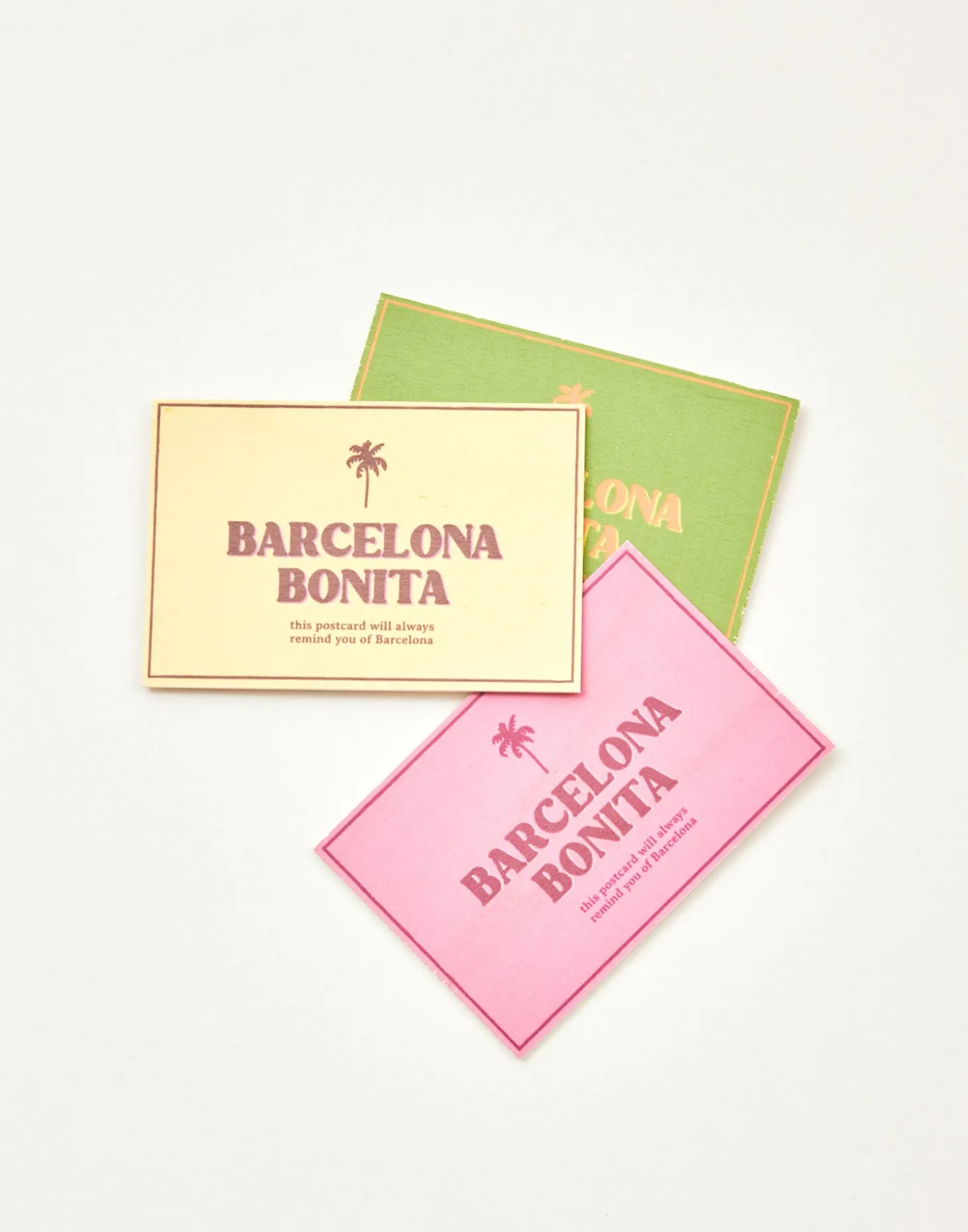 Natura Selection Papelería>Postal Barcelona Bonita Madera