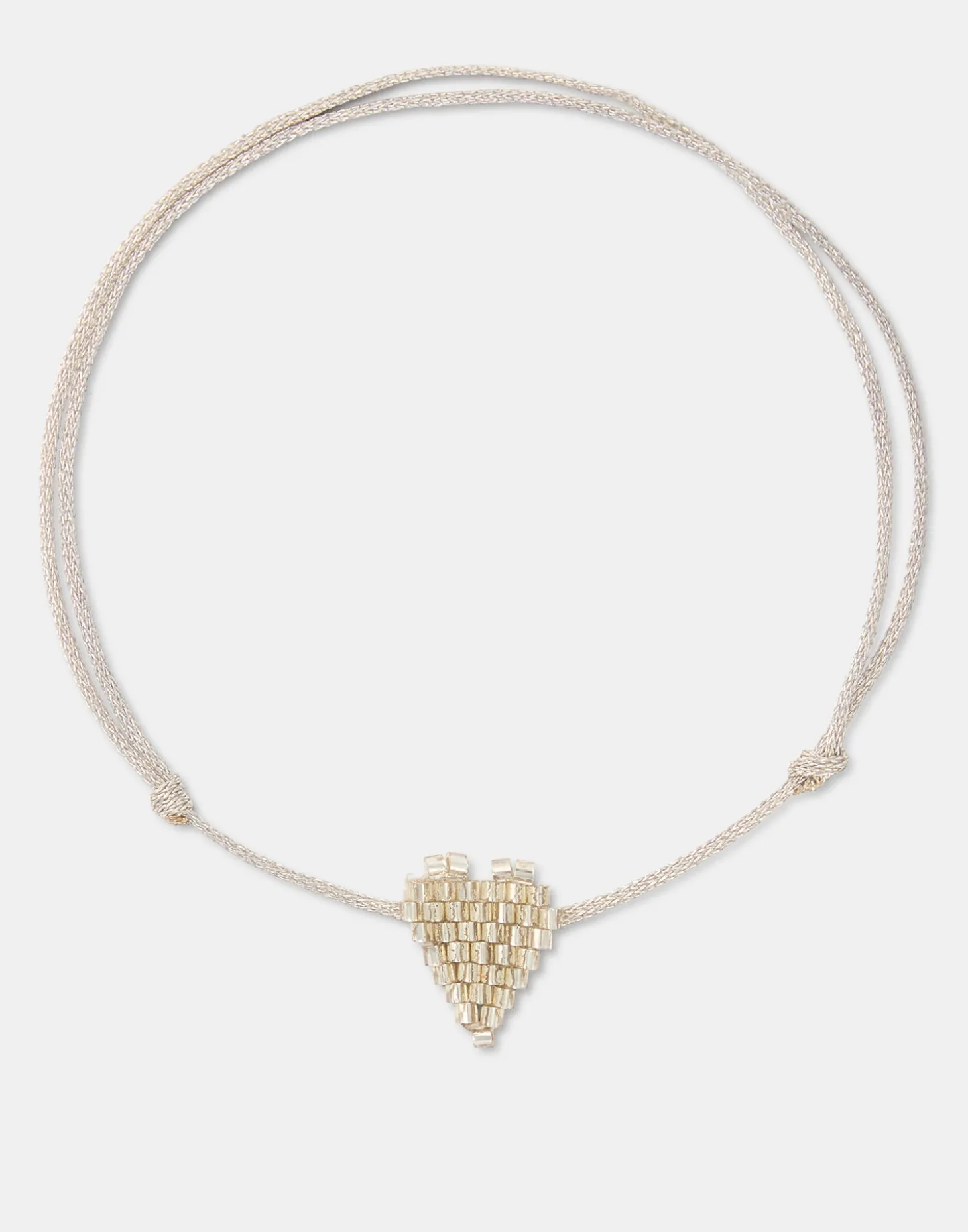 Natura Selection Bisutería>Pulsera Corazón Metalizado