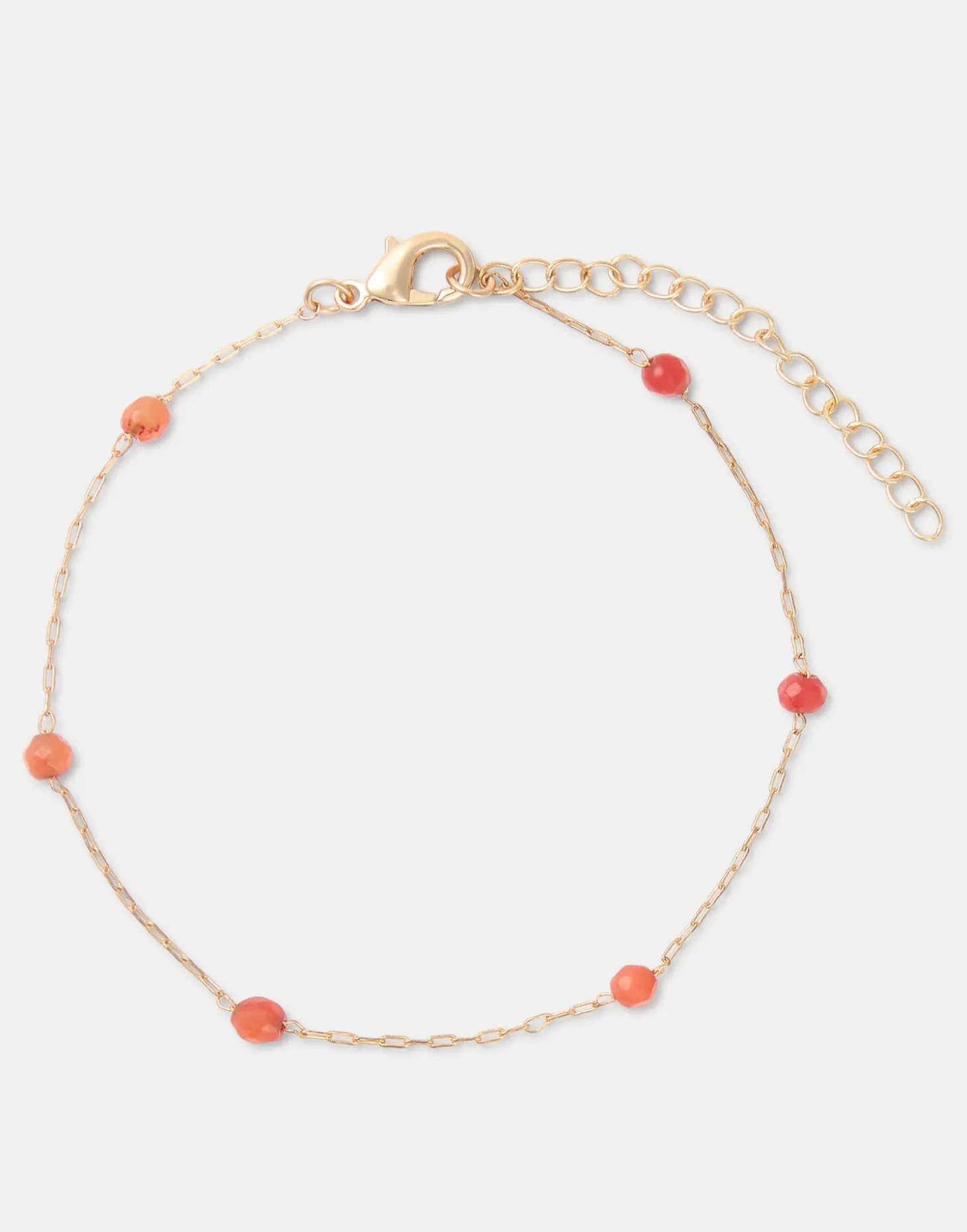 Natura Selection Bisutería>Pulsera Dorada Piedra Color