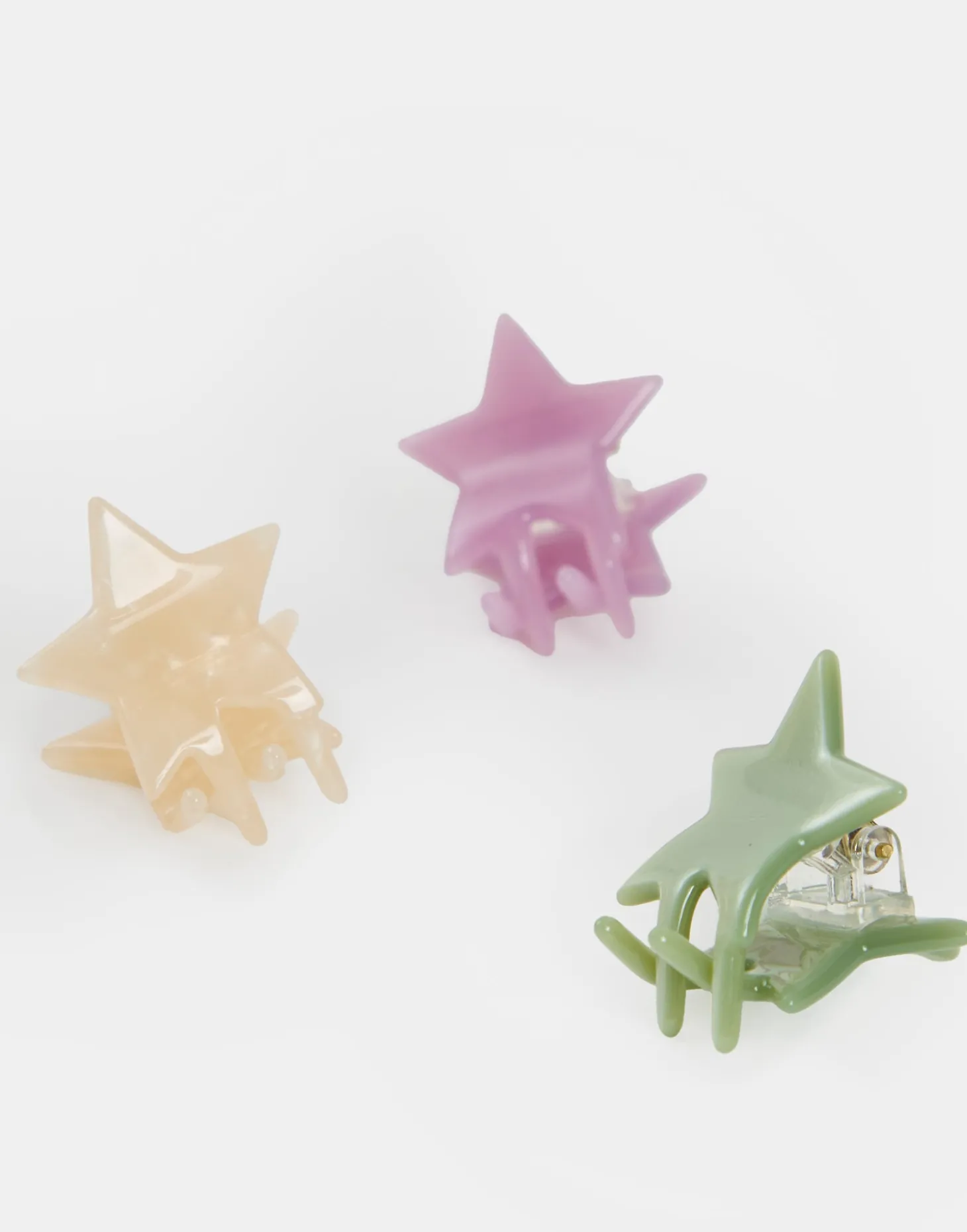 Natura Selection Otros Accesorios>Set 3 Pinzas Pelo Estrellitas