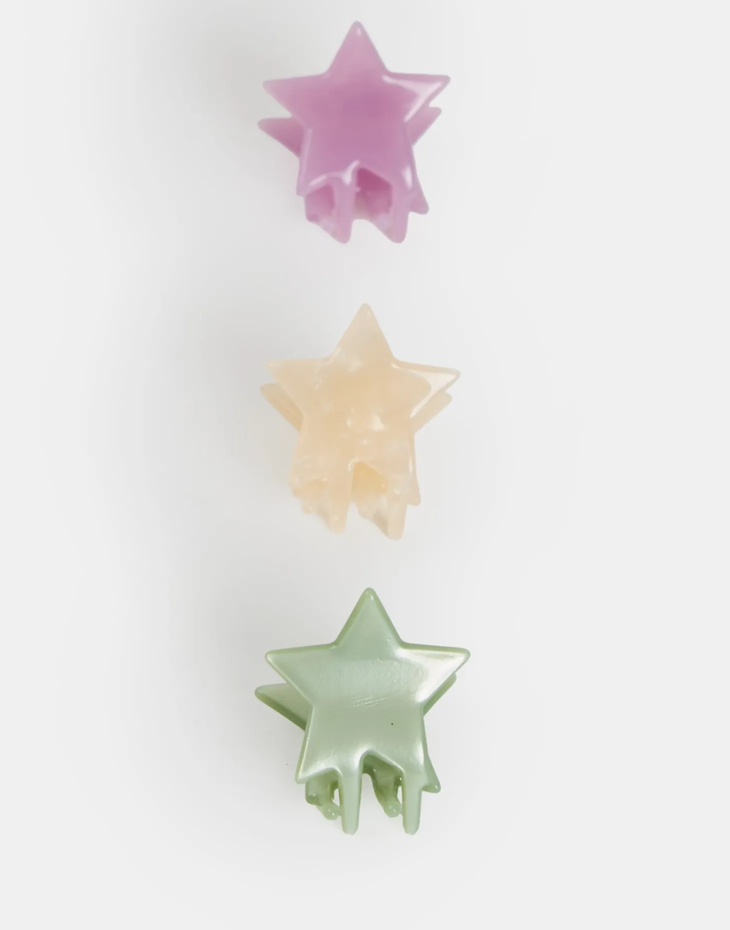 Natura Selection Otros Accesorios>Set 3 Pinzas Pelo Estrellitas
