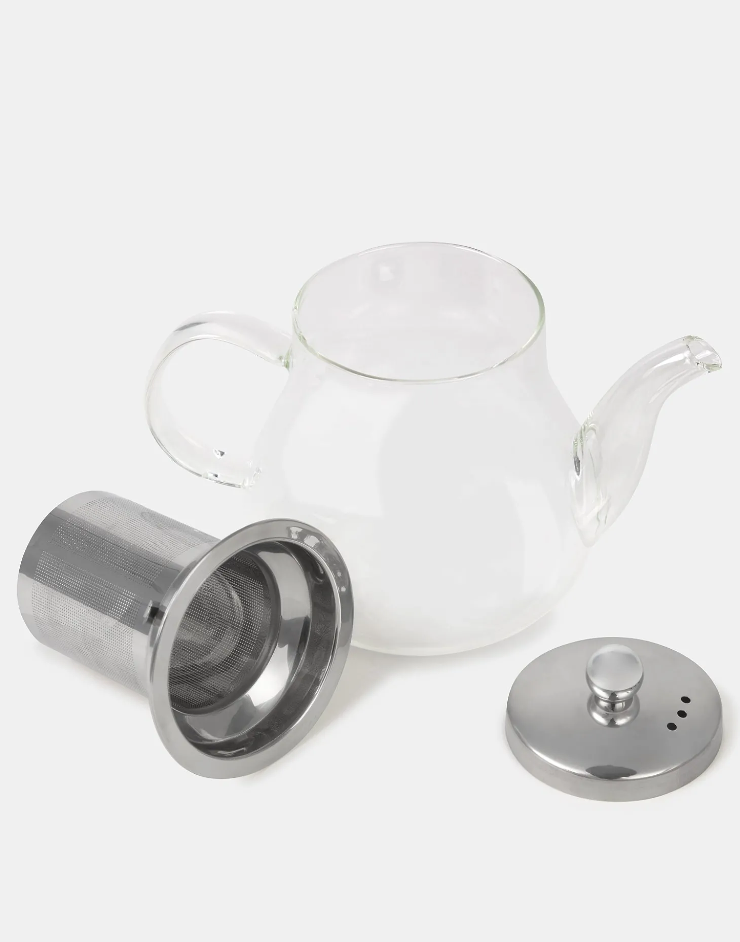Natura Selection Cocina>Set Tetera Cristal Con 4 Tazas