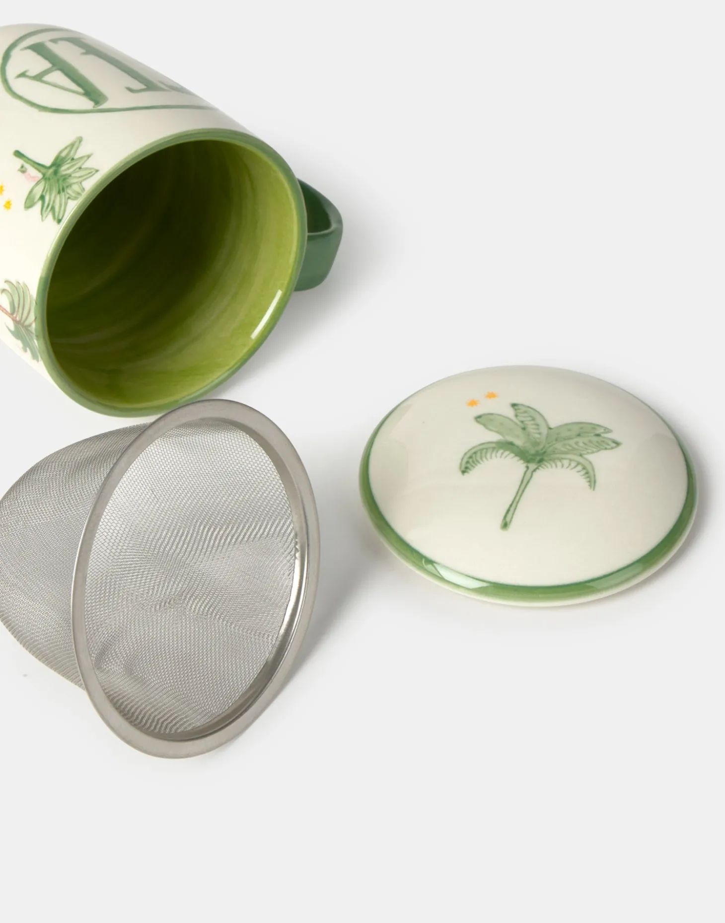 Natura Selection Cocina>Taza Té Palmeras