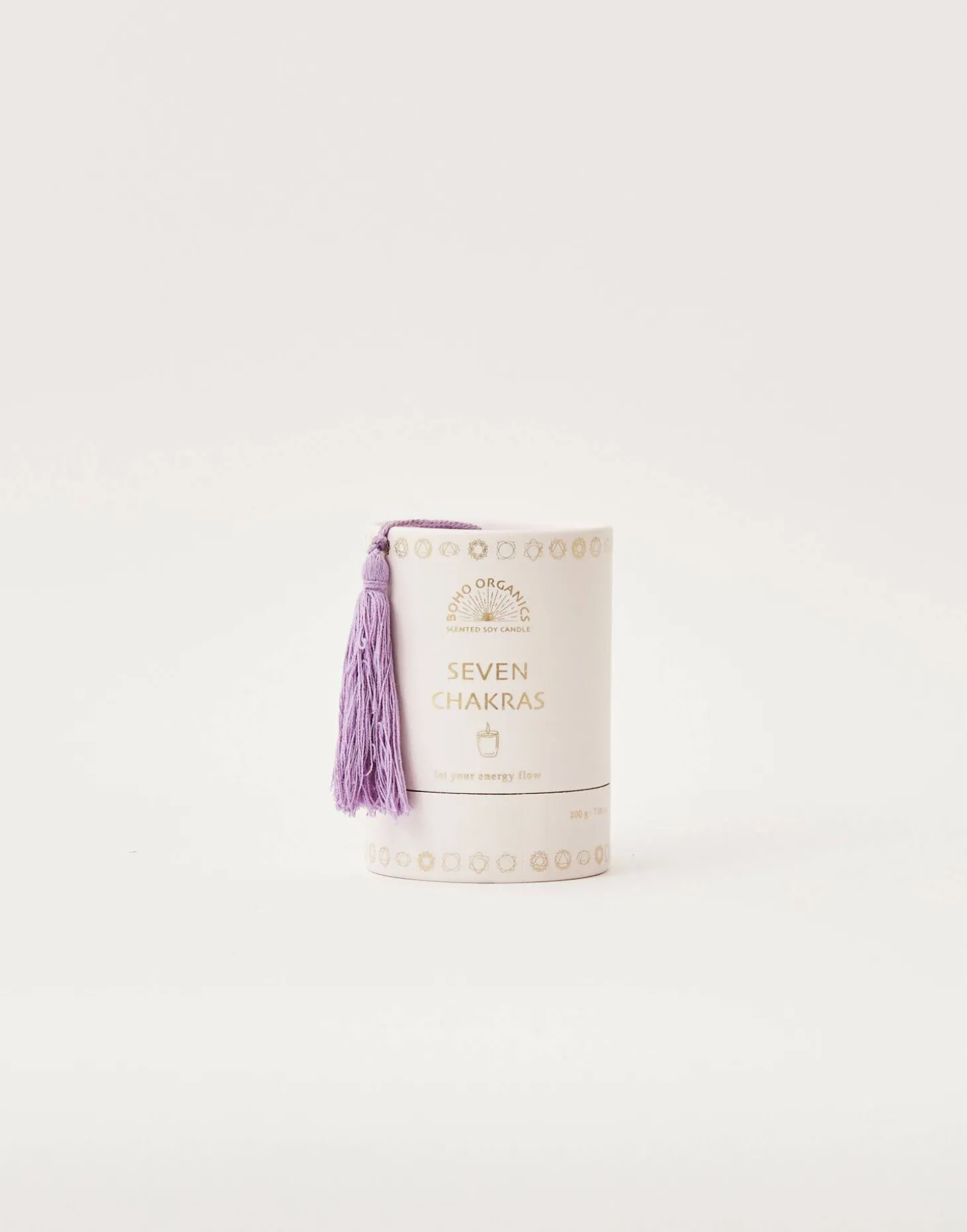 Natura Selection Velas | Velas>Vela Boho Organics Con Piedra 200gr